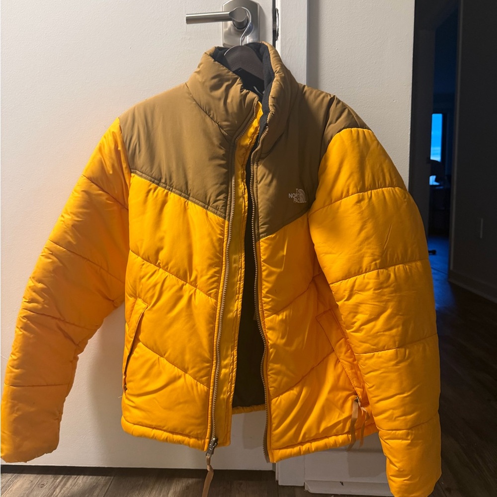 The North Face Yellow & Tan Men's Insulated Bomber Jacket